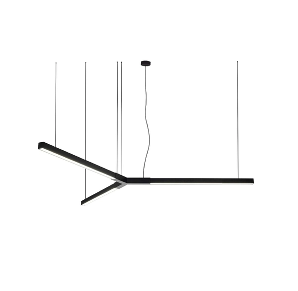 Salonowa lampa podwieszana Trikal 5223 LED 42W 3000K czarny