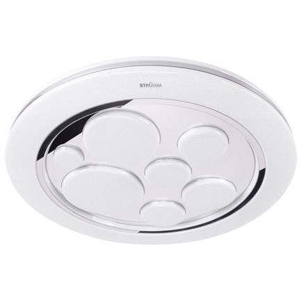 Biała lampa sufitowa Drops LED 48W 3000-6000K okrągła do łazienki