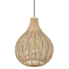 Salonowa lampa wisząca JANNE 366790136 pleciona japandi beżowa