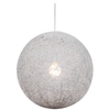 Wisząca lampa Caruba 31-26913 Candellux kula ball kulista biała