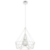 Metalowa lampa wisząca VEN W-CORF/D WH druciana loft biała