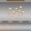 Wisząca lampa PURE POPUP brązowa 2590-97 13xLED 3W 2200-5000K sterowana góra-dół