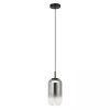 Sypialniana wisząca lampa 23217 LED 12W 3000K szklana przydymiona czarny