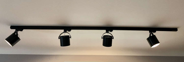 Reflektorowa LAMPA sufitowa TENRI 6616 Shilo regulowana OPRAWA tuba do szynowego systemu 3-fazowego czarna