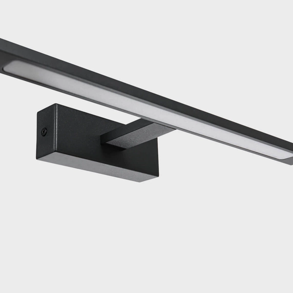 Kinkiet LAMPA ścienna ISLA GS-LWB-12W/3 BK Light Prestige metalowa OPRAWA galeryjka LED 12W 3000K nad obraz IP44 czarna