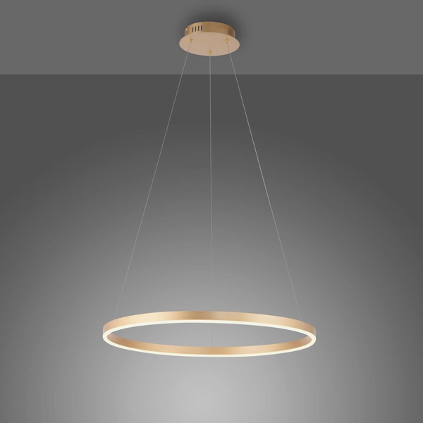 Zawieszana lampa RITUS 15394-60 Just Light LED 31,5W 3000K koło mosiądz