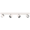Plafon LAMPA sufitowa BONIVA SPL-2854-4B-WH Italux metalowa OPRAWA regulowane LED 20W 3000K reflektorki na listwie białe