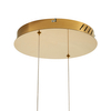 Nowoczesna lampa wisząca Circle DN924-80+80 gold Step LED 112W 3000K złota