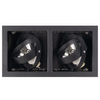 Podwójna oprawa wpustowa MATRIX H0049 Maxlight metal czarna