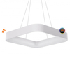 Biała lampa wisząca Solvent square LED 120W wifi smart