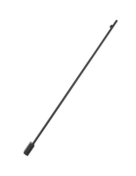 Minimalistyczna lampa ścienna Buin stick LED 20W 3000K czarna