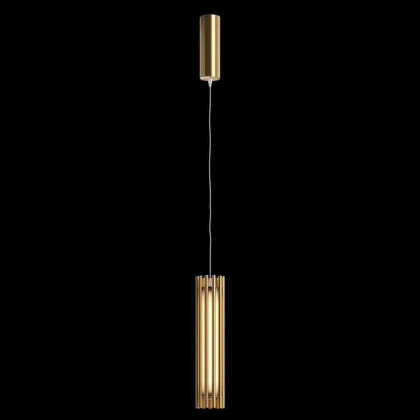 Lampa salonowa wisząca Sonata MOD410PL-L12BS3K LED 12W 3000K mosiądz