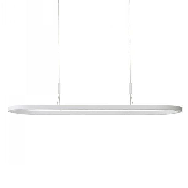 Ściemnialna do jadalni lampa wisząca nowoczesna LAYLA LED 50W 3000K AZ6754 biała