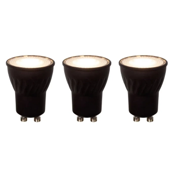 Ceamiczne żarówki 49093/12/30 GU10 LED 3,8W 2200-3000K 280LM czarne