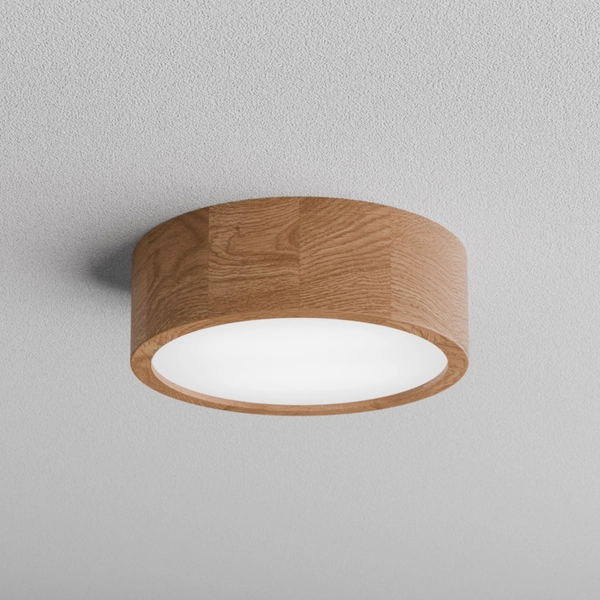 Zewnętrzna lampa sufitowa 5907623600011 IP54 drewniana dąb