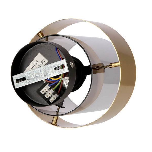 Lampa sufitowa Spiega 31-09487 Candellux tuba dymiona czarna mosiądz