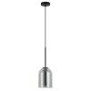 Szklana zwisająca lampa Elaris LP-8103/1P SM przydymiona czarny