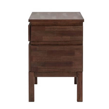 Szafa drewniana Boho 5055999242783 do salonu brązowa