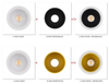 Dekoracyjny ring do lampy PAXO RH0108 Maxlight złoty pierścień okrągły