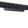 Podłużna liniowa lampa magnetyczna M0019N LED 12W 3000K do szyn czarny