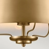 Mosiężna lampa wisząca Luella KL-LUELLA-3P-BNB Kichler metalowa mosiądz