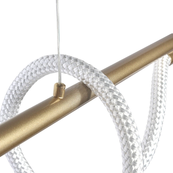 Lampa wisząca Serpente 1158 LED 55W 3000-6000K wąż złoty biały