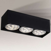 Sufitowa LAMPA natynkowa YATOMI 1212 Shilo regulowana OPRAWA metalowa SPOT czarny