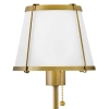 Lampa ścienna do jadalni Clarke HK-CLARKE1-DBR-OW z włącznikiem mosiądz