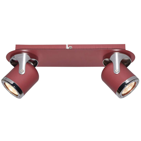 Sufitowa LAMPA regulowana APRIL 5038 Rabalux metalowa OPRAWA reflektorki czerwone