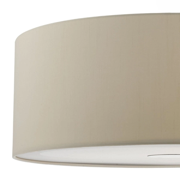 Jedwabny klosz Ronda RON8629 Dar Lighting do sypialni z tkaniny ciemnoszary