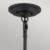 Wisząca lampa półplafon QN-SILAS-6P-DZ czarny złoty