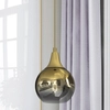 Wisząca lampa szklana Monte MLP8401 przydymiona złota