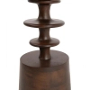 Kawowy stolik BRERA MM001501100412 brązowa drewniana do salonu 45cm
