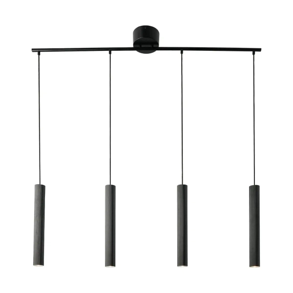 Lampa wisząca nad wyspę Vico 2412143003 metalowa tubki czarne