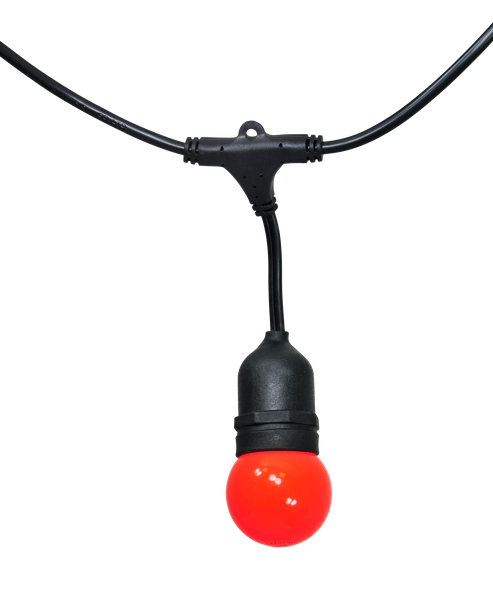 Girlanda ogrodowa z kolorowymi żarówkami 10 LED 6W 3000K 5,6m IP44