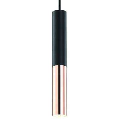 Lampa wisząca słupek Slimi S Orlicki Design do systemu szynowego 1-fazowego czarna różowe złoto