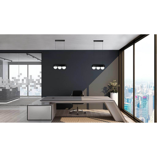 Lampa wisząca Drops MSE010100273 bubbles biała czarna