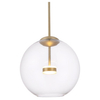 Wisząca lampa nad stół Cometa MOD056PL-L12G3K LED 3000K kula złota