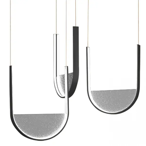 Loftowa lampa wisząca 23168 LED 54W 3000-4000K do salonu czarny