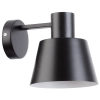 Metalowa lampa ścienna Dunka 31782 do salonu czarny biały