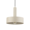 Pojedyncza lampa wisząca Vitrum 40807 Sigma do salonu beżowa 
