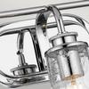 Ścienna lampa metalowa Braelyn QN-BRAELYN3-PC Quintiesse podłużne IP44 chrom