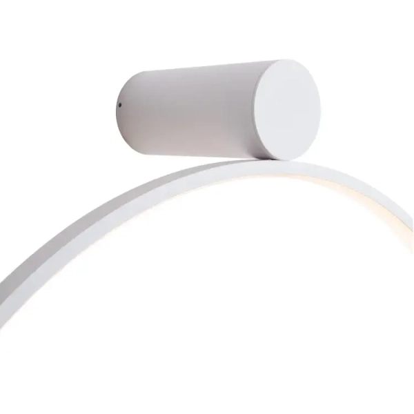 Minimalistyczna lampa ścienna VISUAL W0436 1xLED 22W 3000K IP44 pierścień