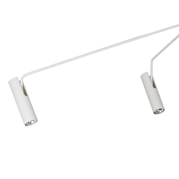 Sufitowa LAMPA regulowana EYE SUPER 6491 Nowodvorski metalowa OPRAWA tuby na wysięgnikach biała