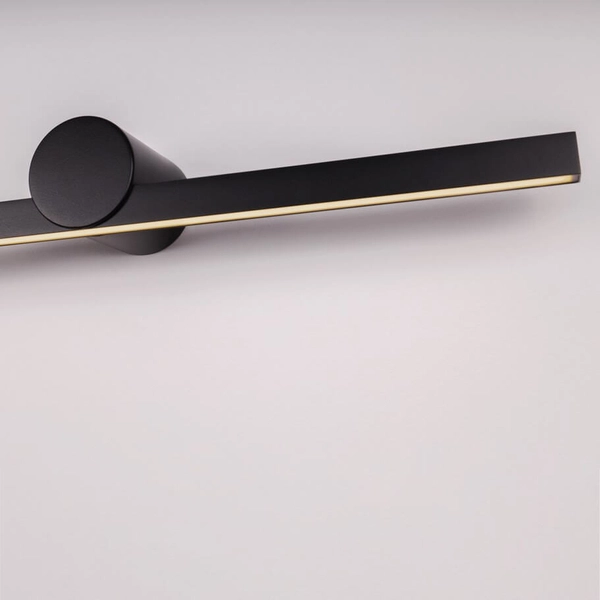 Kinkiet ścienny nad lustro RAFAEL LE44420 LED 12W 3000K IP54 listwa czarny