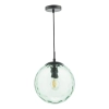 Salonowa lampa wisząca Ripple SP72-RIP8824 kula zielony czarny
