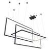 Geometryczna lampa wisząca Metric LED 135W 3000k frames czarna