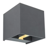 Zewnętrzny kinkiet Veronika 34168 kostka LED 6W 3000K grafitowa