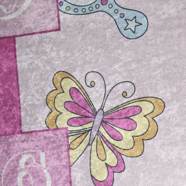 Dziecięcy dywan Klasy 322838 dla dziewczynki prostokątny różowy