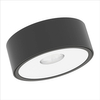 Wpuszczana lampa sufitowa Neo Nero Slim KG + Ufo Bianco Orlicki Design okrągła czarna biała